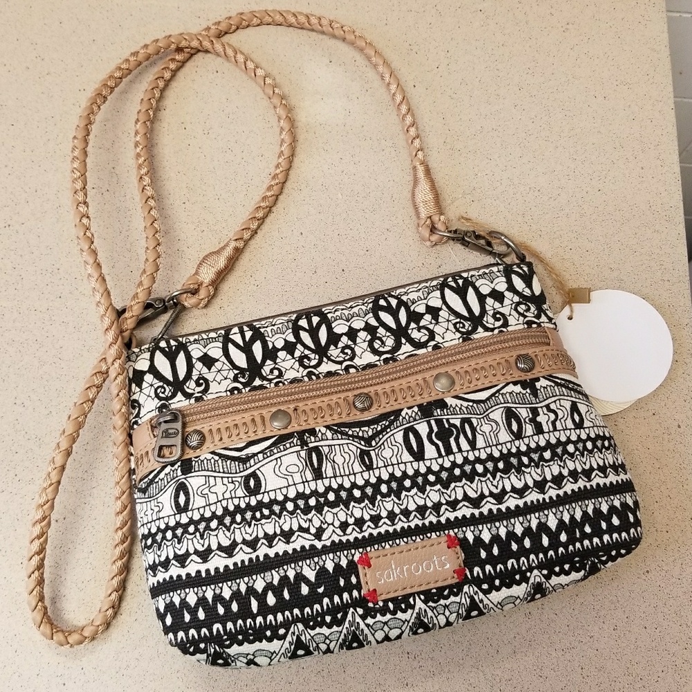 NWT Sakroots convertible crossbody clutch purse